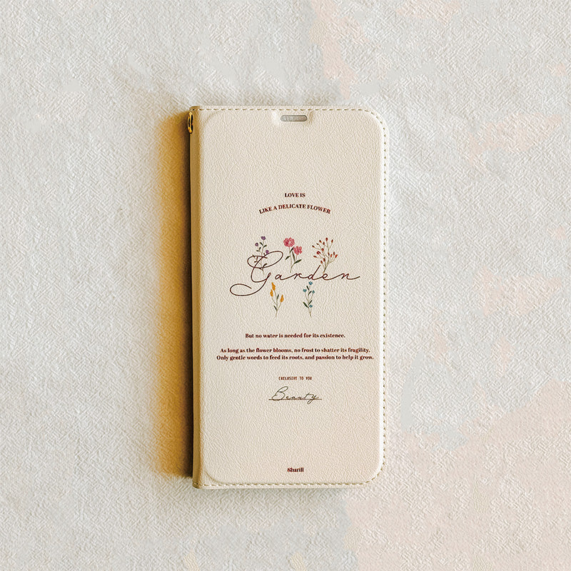 海外洋書風 絵本カバー 北欧風 iPhoneケース カスタマイズ 名入れiPhone手帳型ケース 大人かわいい