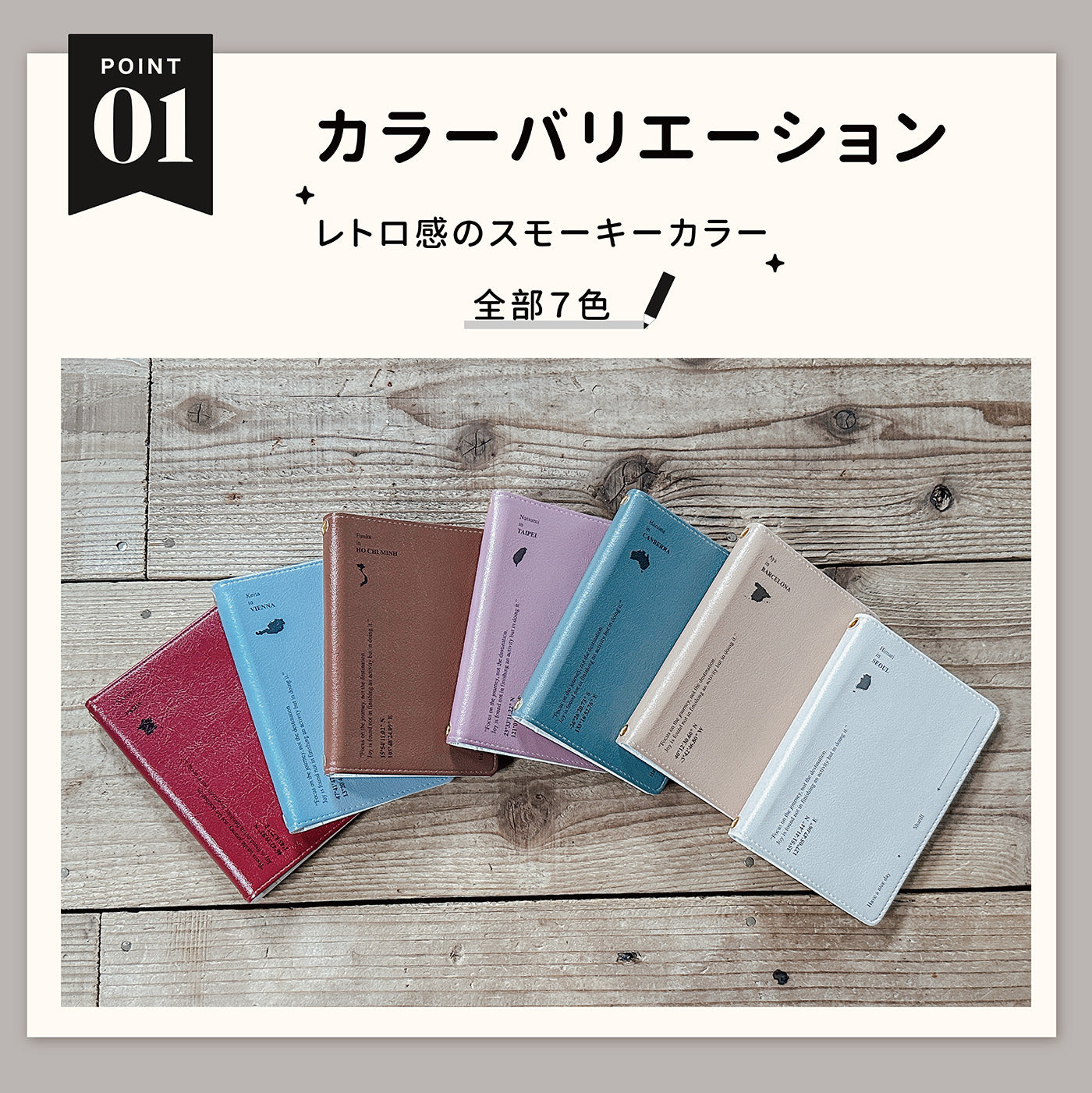 カスタマイズ 韓国風 北欧風 city traveler パスポートケース