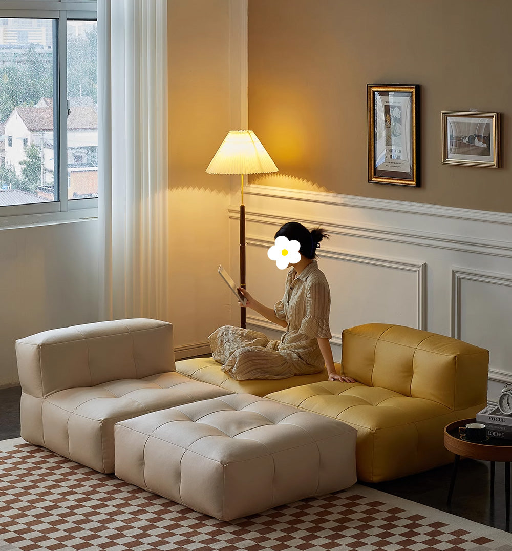 様々な組み合わせができる コーナーソファ 韓国風 北欧風 一人掛けソファ