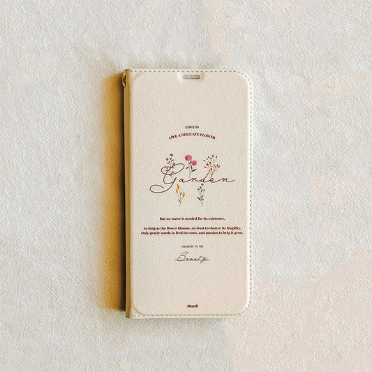 海外洋書風　絵本カバー　北欧風　iPhoneケース　カスタマイズ　名入れiPhone手帳型ケース　大人かわいい