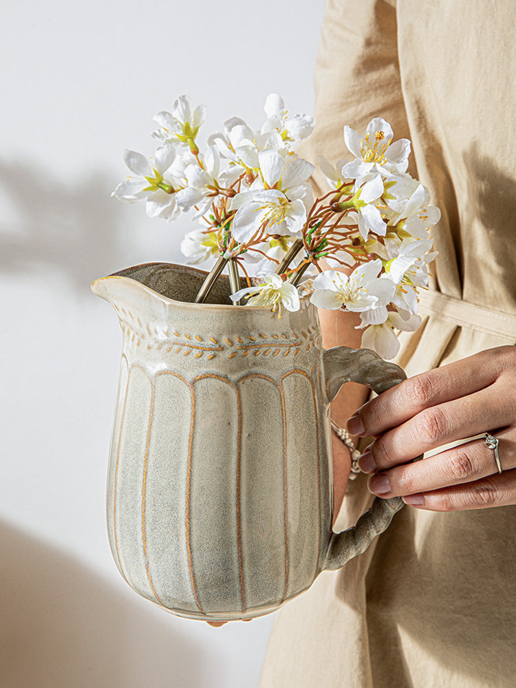 　フレンチ　北欧風　ねじり手の花瓶